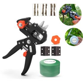 مقص حديقة ذو شفرتين لتطعيم الأشجار بشريط لاصق