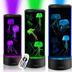 ضوء مزاج قنديل البحر LED، طاولة مكتب لتزيين الإضاءة الليلية