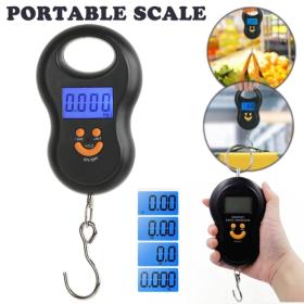 ميزان خطاف للتعبئة وصيد الأسماك 50 كجم شاشة رقمية