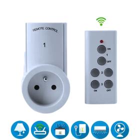مقبس ذكي مع جهاز تحكم عن بعد لاسلكي