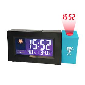 ساعة منبه رقمية للعرض، وظيفة الغفوة، زاوية قابلة للتعديل، إضاءة خلفية