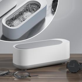 آلة تنظيف الملحقات بالموجات فوق الصوتية المحمولة، تزيل البقع والمجوهرات والنظارات والخاتم