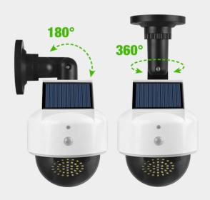 41 مصباح حائط بالطاقة الشمسية LED مع مستشعر حركة PIR مقاوم للماء