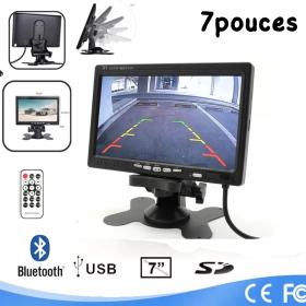 شاشة تعمل باللمس للوحة القيادة للسيارة من نوع DVD TFT LCD مقاس 7 بوصات