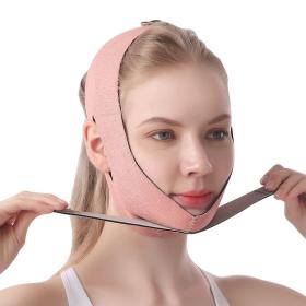 Sangle de levage du visage avec double réduction de menton