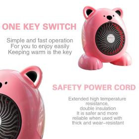 Mini radiateur chauffage électrique Ours 800W