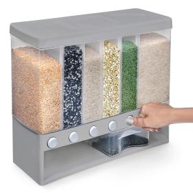 Distributeur et organisateur de nourriture sèche mural  - صندوق تخزين مثبت على الحائط وموزع طعام