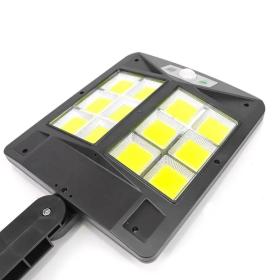 Applique murale solaire d’extérieur avec capteur de mouvement PIR, imperméable, COB, lampadaire Led, pour jardin et cour