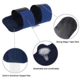 Attelle De Doigt ,Index en Aluminium Réglable Moyen Doigt Récupération Protection Contre Les Blessures