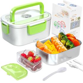 Boîte à lunch électrique en Inox Capacité 1.5L – علبة تسخين الطعام من الإينوكس