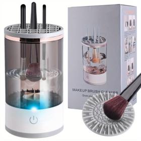 Machine de nettoyage de pinceaux maquillage électrique portable 3en1 - منظف ​​ومجفف فرش المكياج الأوتوماتيكي